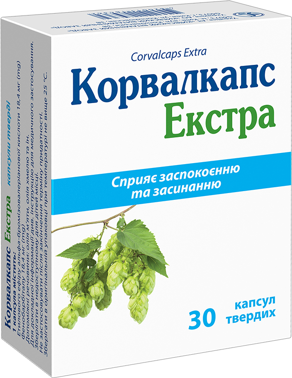 Корвалкапс Екстра, капсули тверді №30